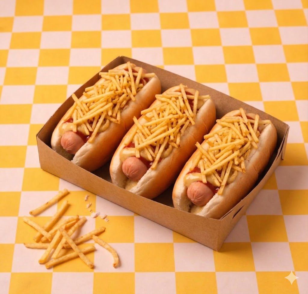 Panchos x 3 con papas pai